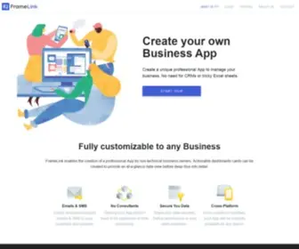 Framelink.co(Personalized Emails) Screenshot