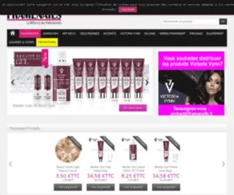 Framenails.fr(Framenails,Tout pour les ongles, le Nail Art, Gel UV LED, Vernis Permanent) Screenshot