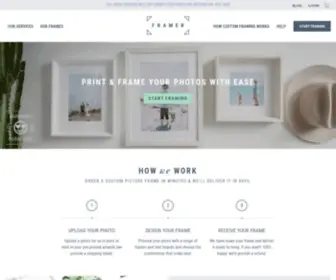 Framer.com.au(Online framing) Screenshot