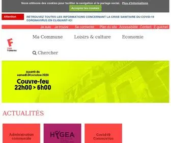 Frameries.be(Administration communale de Frameries) Screenshot