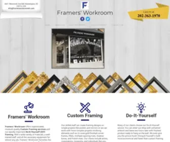 Framersworkroomdc.com(Custom Framing) Screenshot