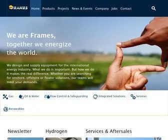 Frames-Group.com(Working together to energize the world) Screenshot