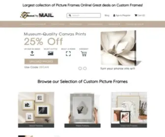 Framesbymail.com(Custom Picture Frames) Screenshot