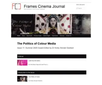 Framescinemajournal.com(Peer-Reviewed) Screenshot