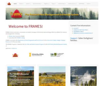 Frames.gov(Fire Research and Management Exchange System) Screenshot