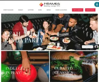 Framesnyc.com(Frames Bowling Lounge) Screenshot