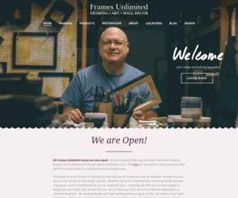 Framesunlimited.com(Custom Framing) Screenshot