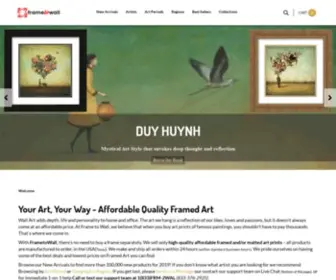 Frametowall.com(Framed Art Specialty Store) Screenshot