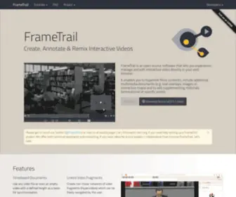 Frametrail.org(Frametrail) Screenshot