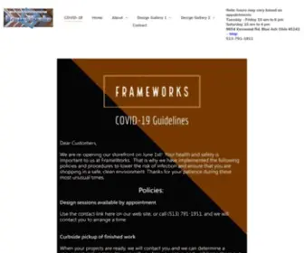 Frameworkscincinnati.com(Frameworks) Screenshot