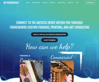 Frameworksmiami.com(Two Convenient Locations in Miami & the Grove) Screenshot