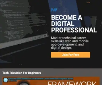 Frameworktv.com(Framework Television) Screenshot