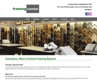 Framingcenter.com(Framing Center in Columbus OH) Screenshot