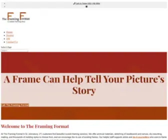 Framingformat.com(Custom Framing in St) Screenshot