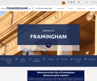 Framinghamma.gov(Town of Framingham) Screenshot