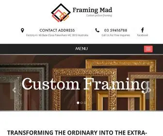 Framingmad.com.au(Framing Mad) Screenshot