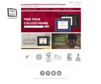 Framingsuccess.com(Custom Diploma Frames & Certificate Frames) Screenshot