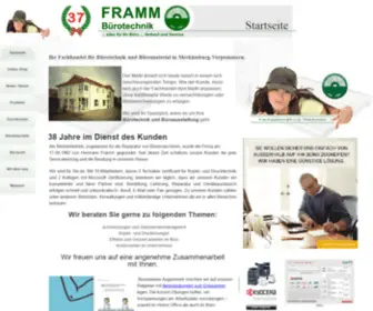 Framm.de(BÃ¼rotechnik) Screenshot