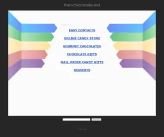 Fran-Chocolate.net(Fran Chocolate) Screenshot