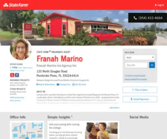 Franahmarino.com(State Farm Insurance Agent Franah Marino in Pembroke Pines FL) Screenshot