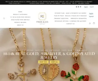 Franandcojewelry.com(Fran & Co Jewelry) Screenshot