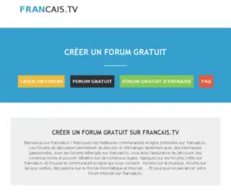 Francais.tv(Forum) Screenshot