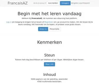 Francaisaz.com(Bienvenue chez FrancaisAZ) Screenshot