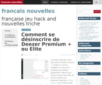 Francaisenouvelles.com(Française Nouvelles) Screenshot