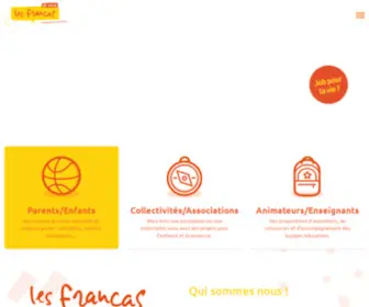 Francas30.org(Les Francas) Screenshot