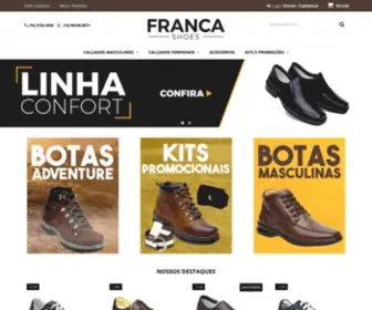 Francashoes.com.br(Loja) Screenshot