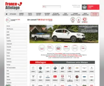 France-Attelage.com(Attelage remorque et attache caravane) Screenshot