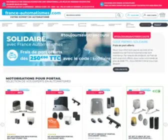 France-Automatismes.com(Motorisation portail automatique) Screenshot