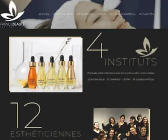 France-Beaute-Institut.fr(Votre beauté en Haute) Screenshot