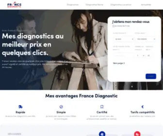 France-Diagnostic.com(Diagnostics immobiliers obligatoires Vente & Location) Screenshot