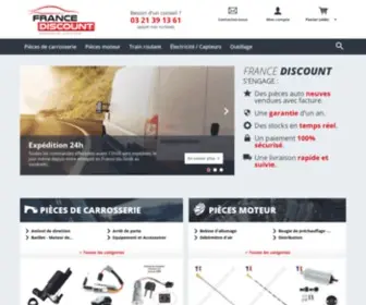 France-Discount.fr(Vente en ligne de pièces détachées pour l'automobile) Screenshot