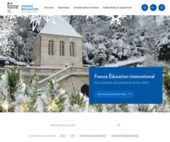 France-Education-International.fr(France Education international) Screenshot