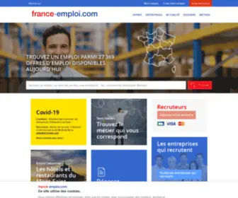 France-Emploi.com(Offres d’emploi et de recrutement du Grand Ouest) Screenshot