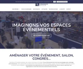 France-Evenements-Services.com(Aménager votre événement) Screenshot