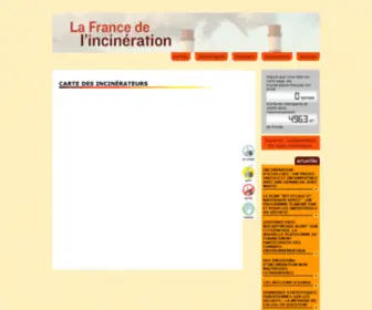 France-Incineration.fr(Incinération) Screenshot