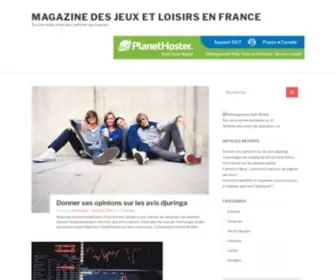France-Jeux-Loisirs.ovh(Magazine des jeux et loisirs en France) Screenshot