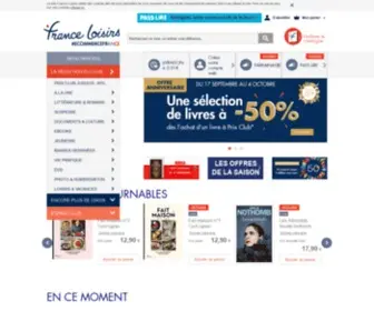 France-Loisirs.com(France Loisirs) Screenshot