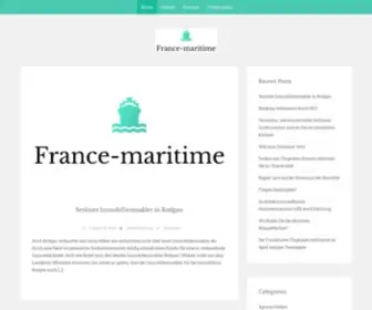 France-Maritime.de(Segeln Bretagne) Screenshot