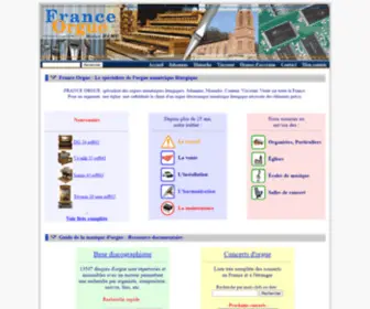 France-Orgue.fr(France) Screenshot