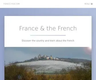 France-Pub.com(All you need to know about France and the French) Screenshot