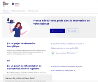 France-Renov.gouv.fr(Le service public de rénovation de l'habitat) Screenshot