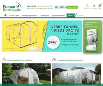 France-Serres.com(Vente en ligne de serres de jardin) Screenshot