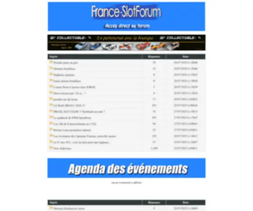 France-Slotforum.fr(France Slot Forum) Screenshot