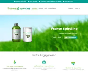 France-Spiruline.com(Achat en ligne) Screenshot