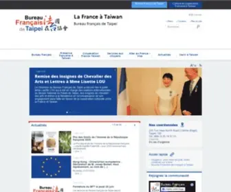 France-Taipei.org(La France à Taiwan) Screenshot