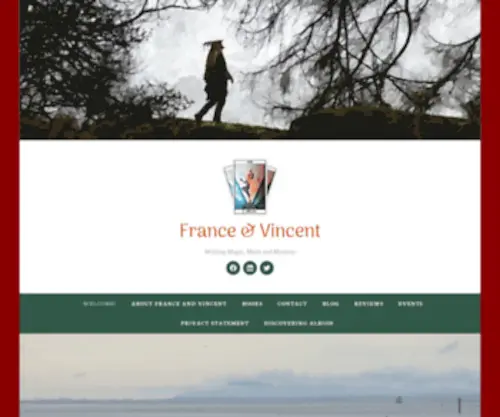 Franceandvincent.com(Writing Magic) Screenshot